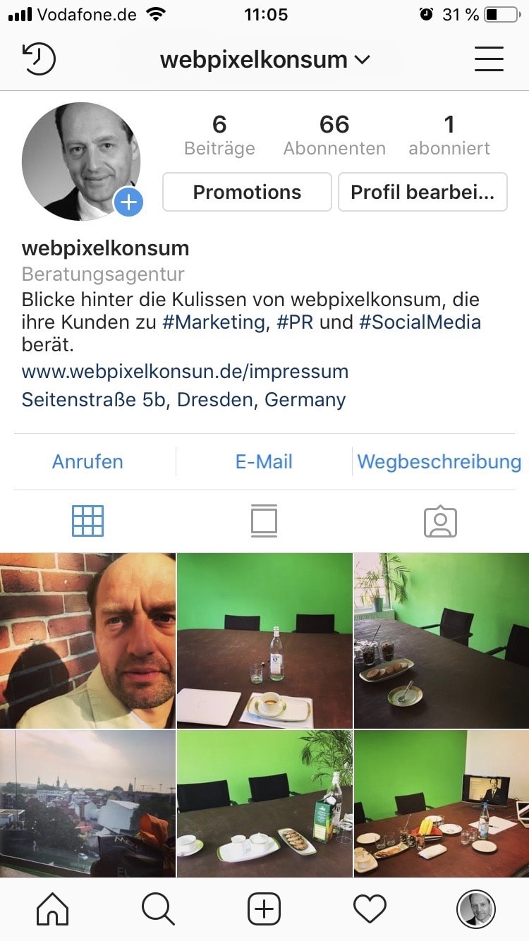 Instagram Business Account Besucher Sehen Instagram für Unternehmen mit Fakten und Tipps