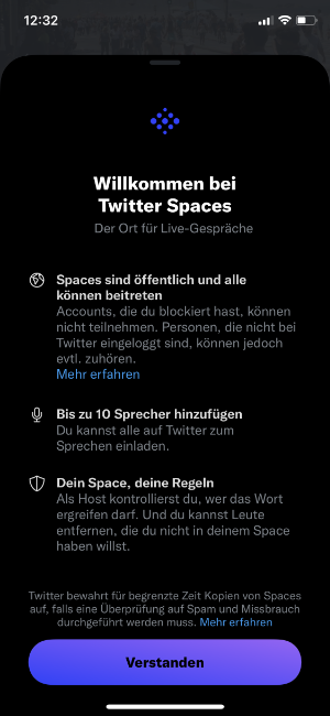 Diese Abbildung zeigt für Twitter Spaces den Schritt 3 von webpixelkonsum